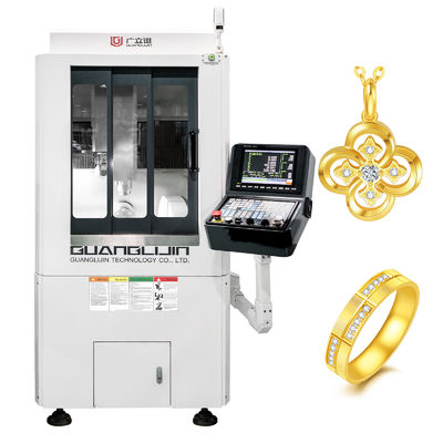G7-380 máquina de fresado de siete ejes para tallar joyas